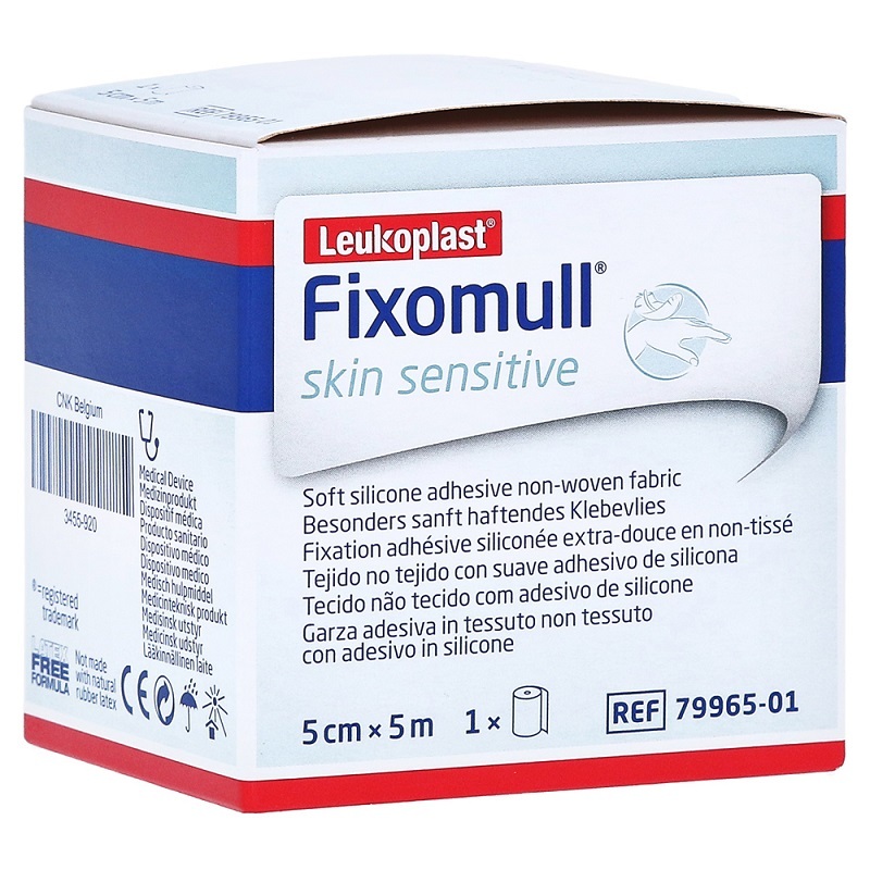 Leukoplast Fixomull Skin Sensitive 5cm x 5m image 0