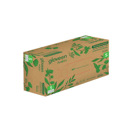 GloveOn Avalon Biodegradable Nitrile Exam Gloves Powder Free Box of 200 Small image 3