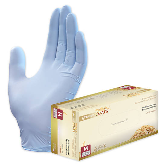 GloveOn COATS Nitrile Exam Gloves Powder Free Box of 200 Medium image 0