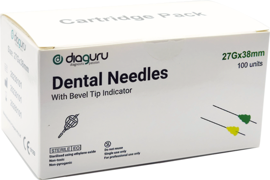 Diaguru Dental Needle 27g x 38mm Long image 0