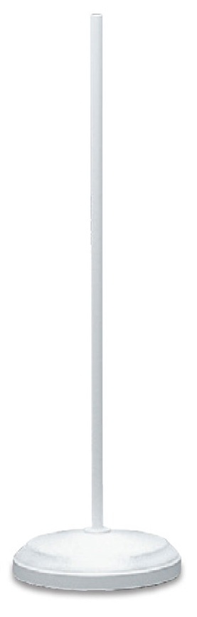 Floor Stand long 240mm Base x 780mm Height - White image 0