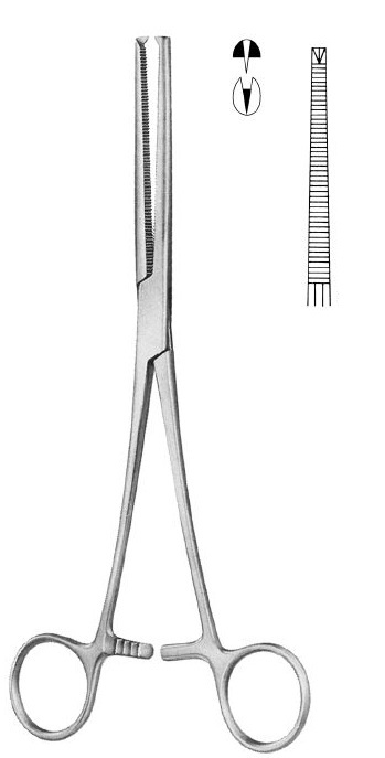 Nopa Ochsner-Kocher Artery Forcep Straight 16cm image 0