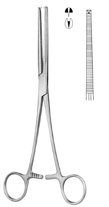 Nopa Ochsner-Kocher Artery Forcep Straight 18cm image 0