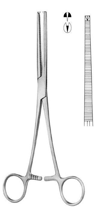 Nopa Ochsner-Kocher Artery Forcep Straight 20cm image 0
