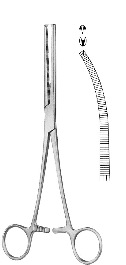 Nopa Ochsner-Kocher Artery Forcep Curved 20cm image 0