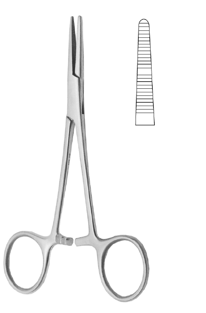 Nopa Forcep Dunhill Artery Straight 13cm image 0