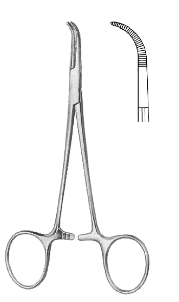 Nopa Baby-Adson Artery Forcep Curved 14cm image 0