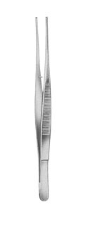 Nopa Potts-Smith Tissue Forcep Straight 1 x 2 Teeth 18cm image 1