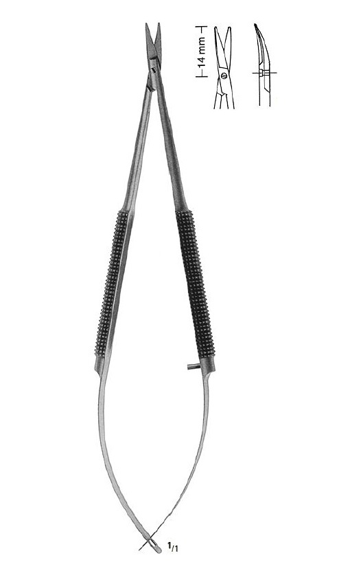 Nopa Micro Dissection Scissors Blunt Blunt 14.5cm image 0