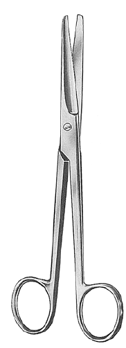 Nopa Mayo Operating Scissor Blunt Blunt Straight 14.5cm image 0