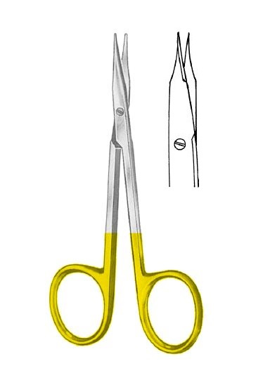 Nopa Stevens Tenotomy Scissor Pointed Curved TC 11.5cm image 0