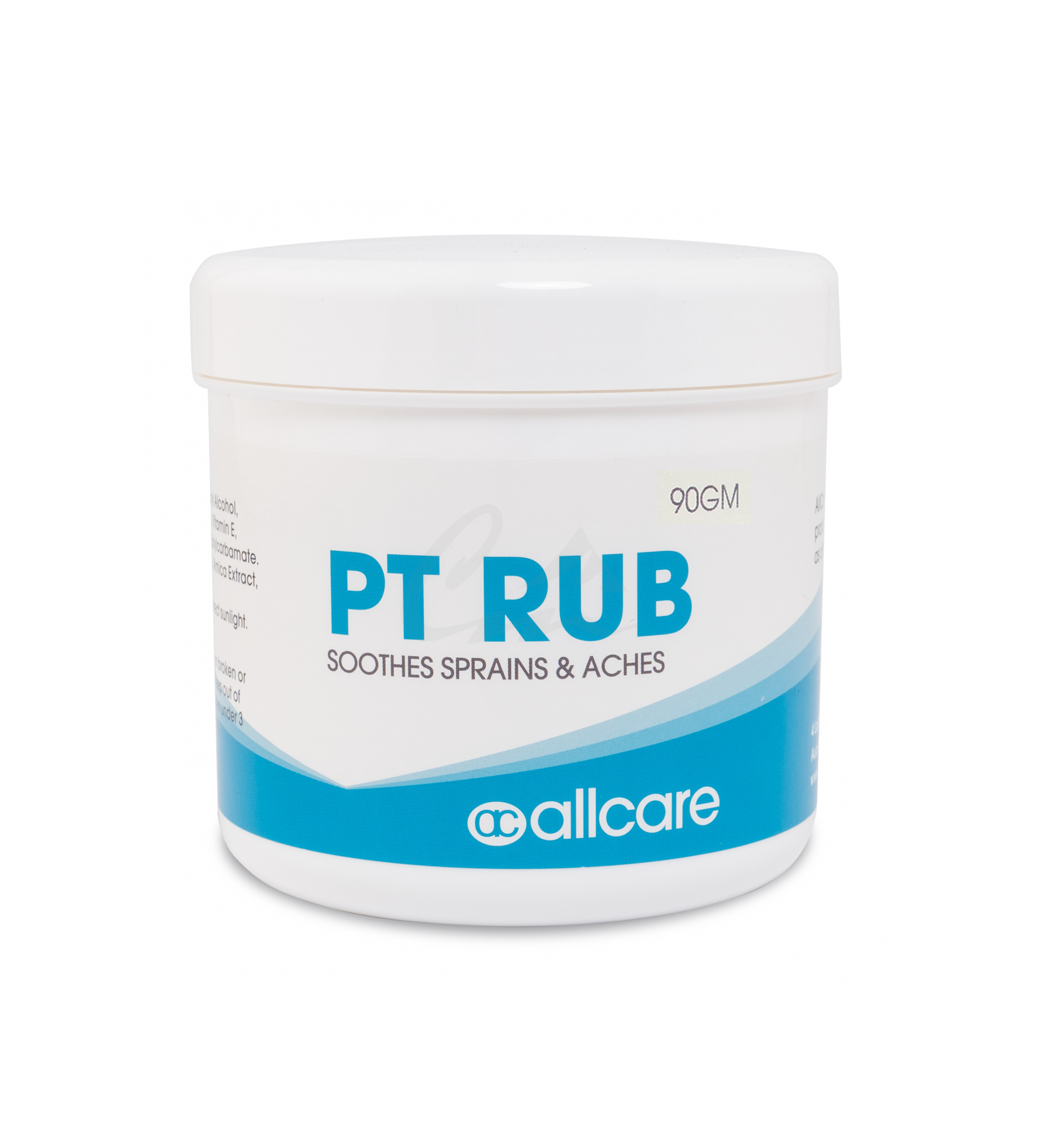 Allcare PT Rub Reduces Swelling and Pain 90gm Pot image 0