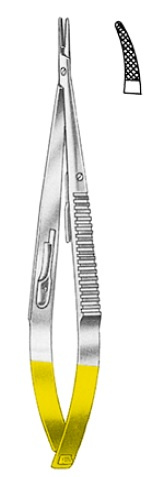 Nopa Castroviejo Needle Holder Serrated TC 14cm Straight image 0