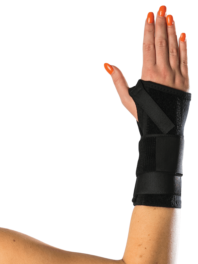 Allcare Universal Wrist Splint Black Small image 1
