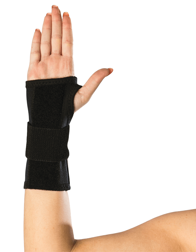 Allcare Universal Wrist Splint Black Large image 0