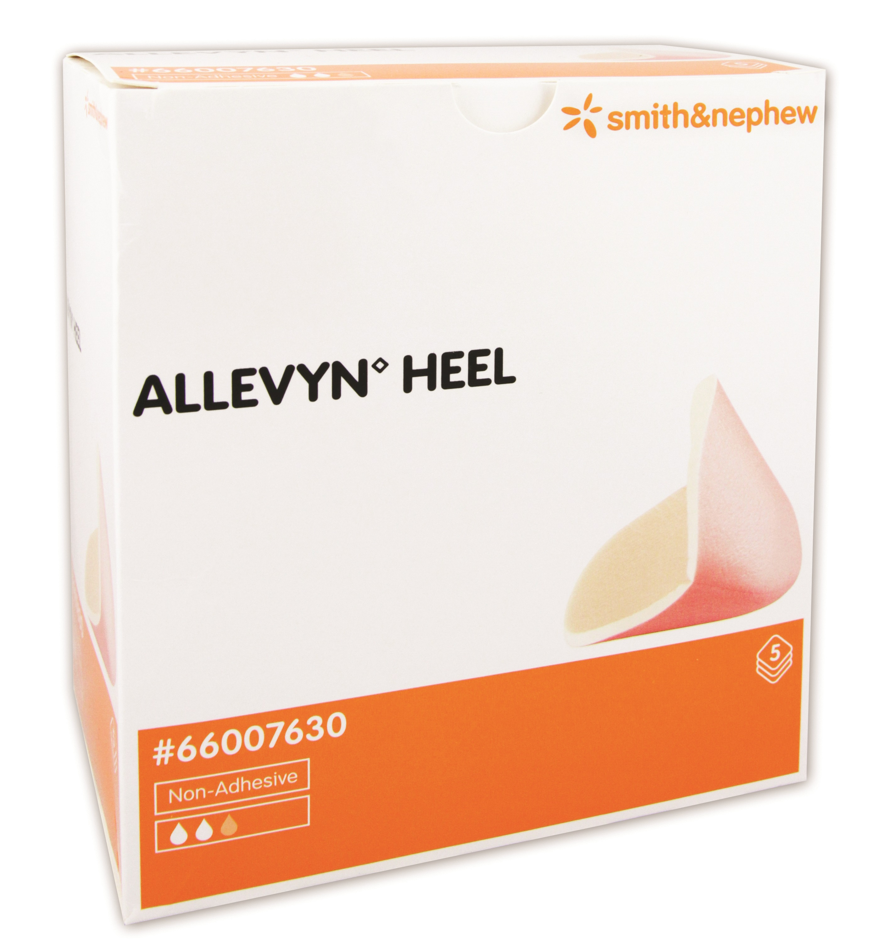 Allevyn Non-Adhesive Dressing Heel Shaped image 1