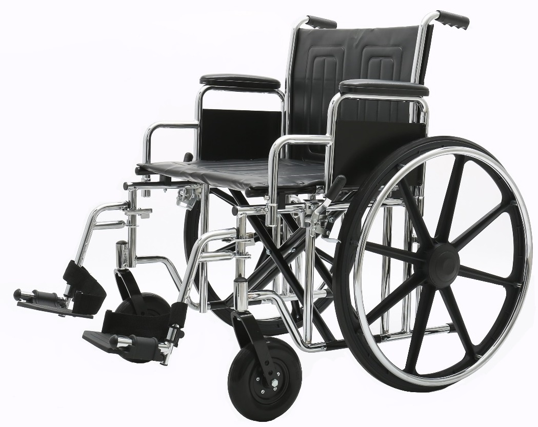Wheelchair AML Self Propelled Bariatric 250kg 24 Inch Seat image 0
