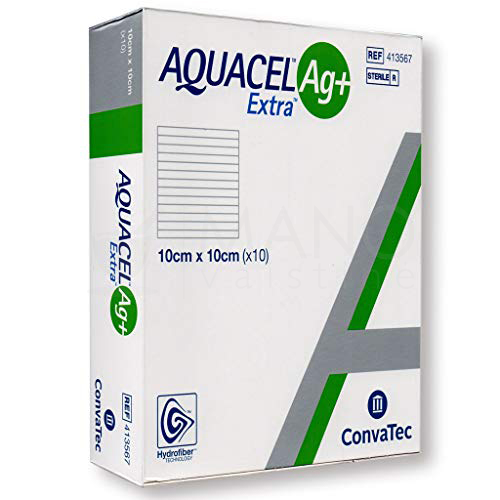 Aquacel Silver Dressing AG+ Extra 10cm x 10cm image 3