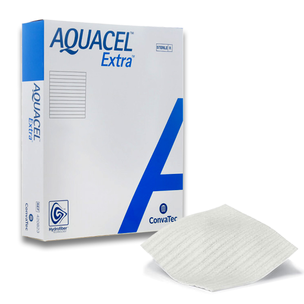 Aquacel Extra Hydrofiber Dressing 10cm x 10cm image 0