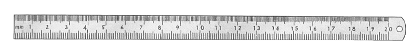 Nopa Stainless Steel Measuring Ruler 20cm image 1