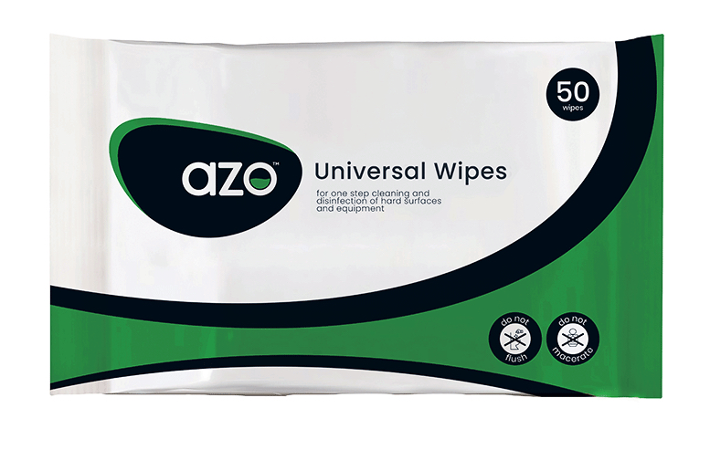 Azo Universal Soft Pack Cleaning and Disinfectant Wipes 33cm x 22cm image 0