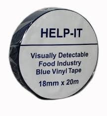 Tape Visual PVC Blue 18mm x 20M image 0