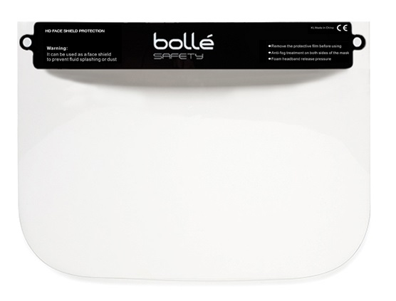 Bolle Face Shield Full with Foam Headband and Elastic Strap image 1