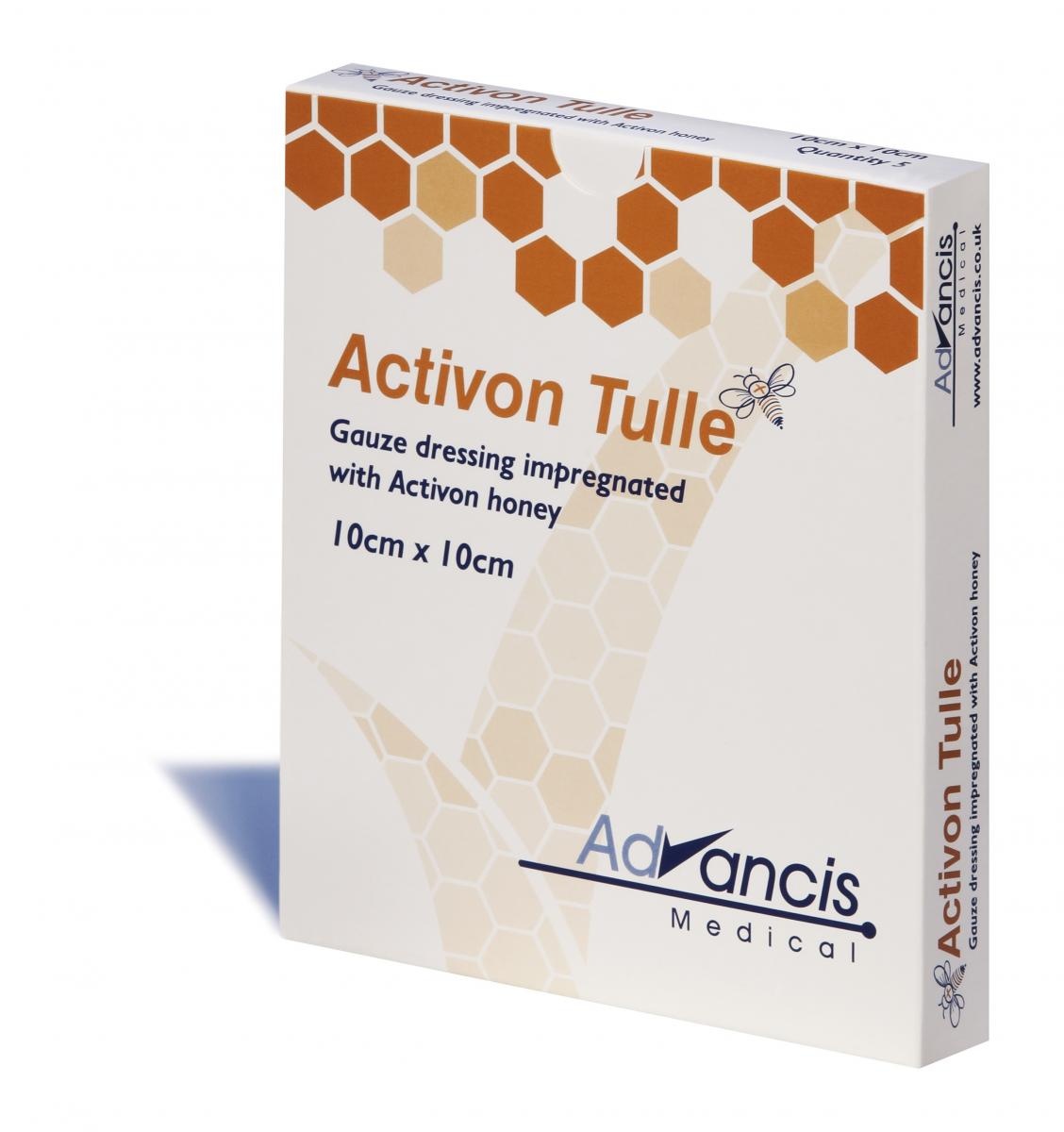 Activon Tulle Medical Manuka Honey 10cm x 10cm image 0