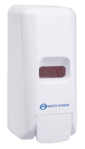 Pacific Hygiene Hand Dispenser ABS Plastic White Manual image 0