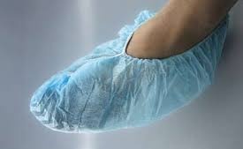 Overshoes Non Skid Non sterile Light Blue image 1