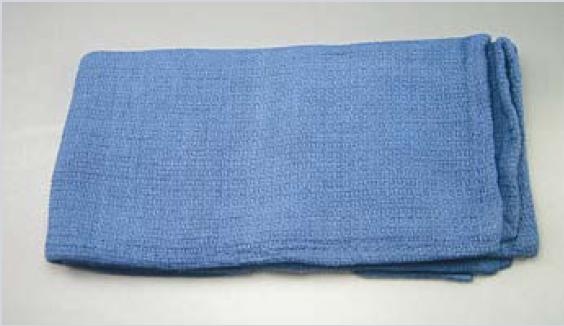 Towel Sterile Blue Huckback 40cmx68cm image 1