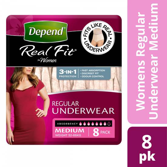 Depend Real-fit Underwear Women Medium 8 image 2