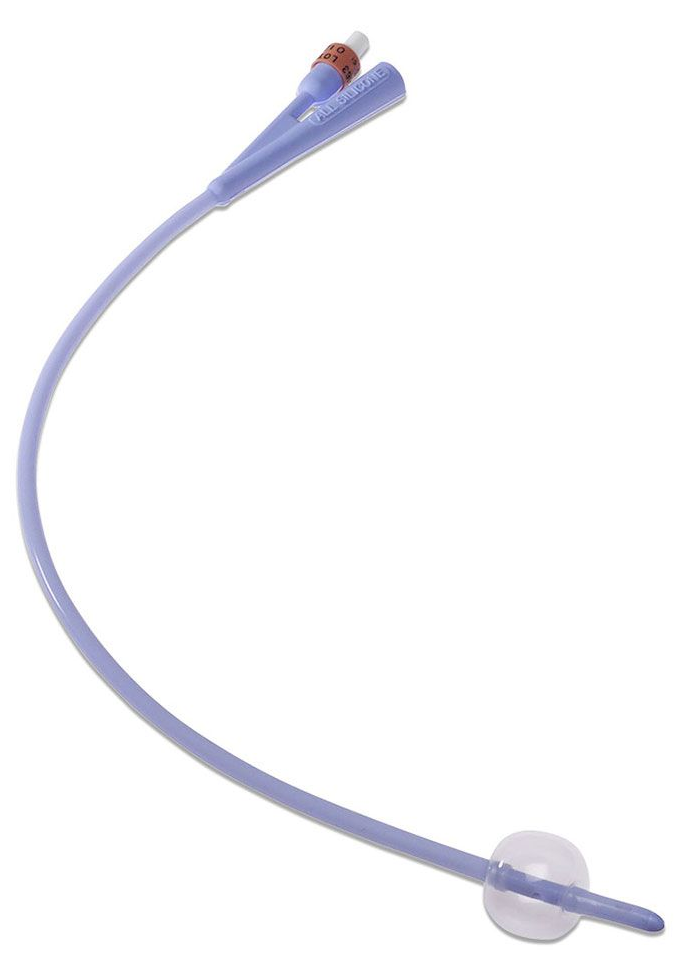 Dover Standard Silicone Foley Catheter 2-Way 20ml Balloon 18fg image 0