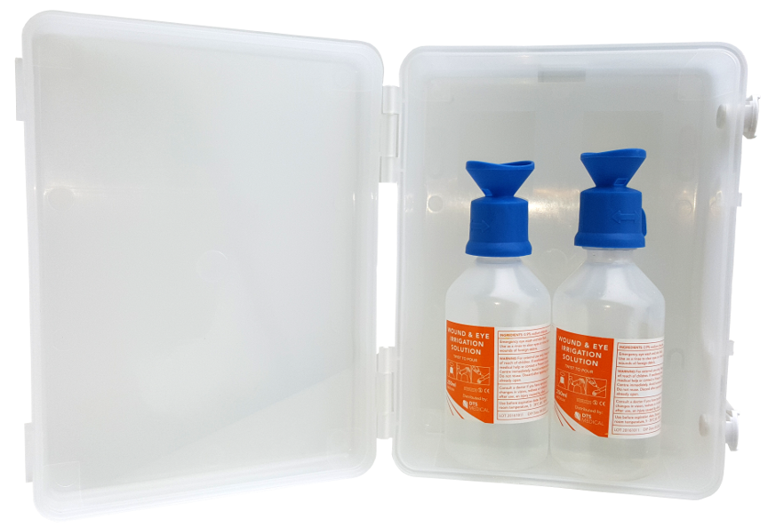 Wound and Eye Wash Station Clip Case includes 2 x 250ml Saline image 1