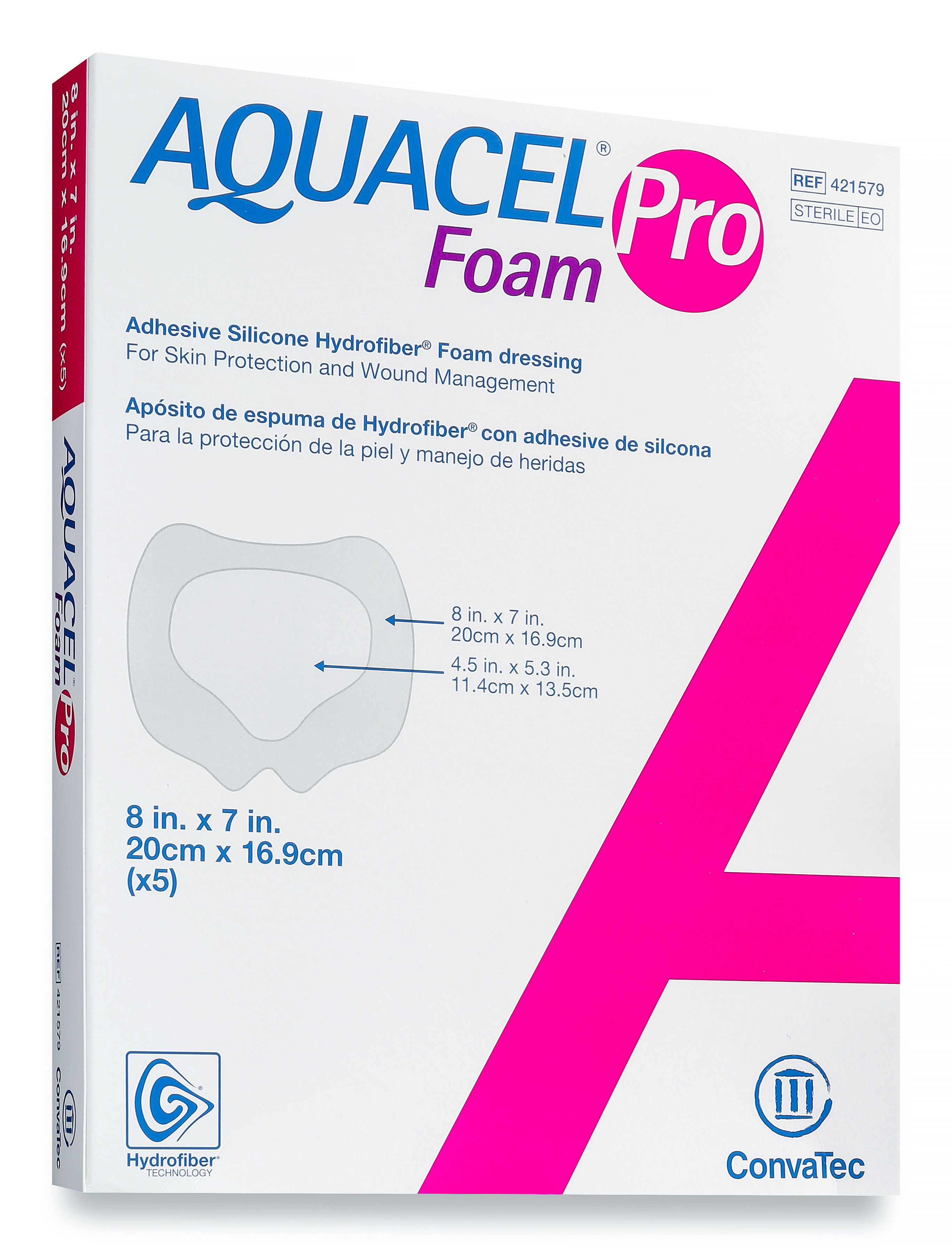Aquacel Foam Pro Dressing Sacral Standard 20cm x 16.9cm image 0