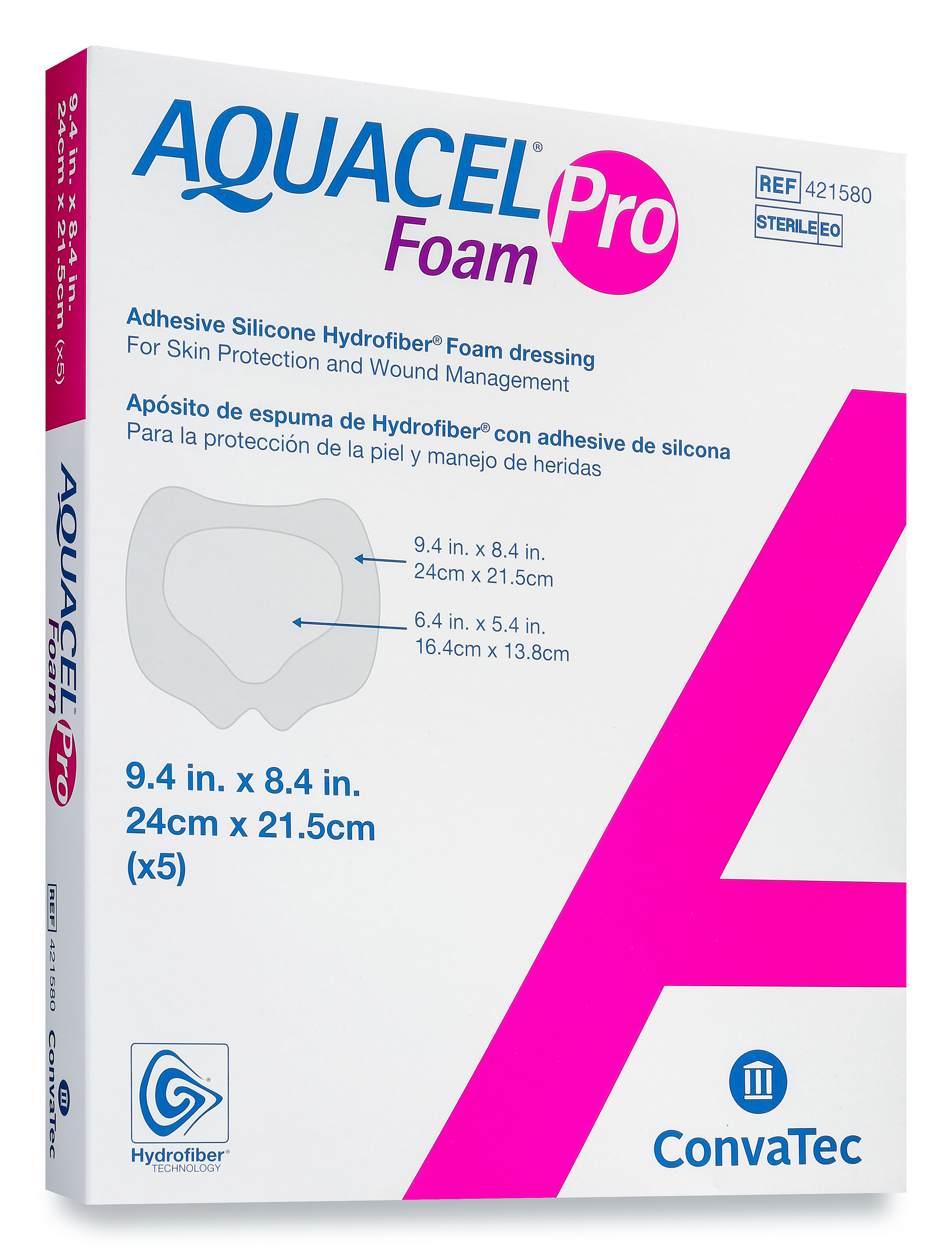 Aquacel Foam Pro Dressing Sacral Large 24cm x 21.5cm image 0