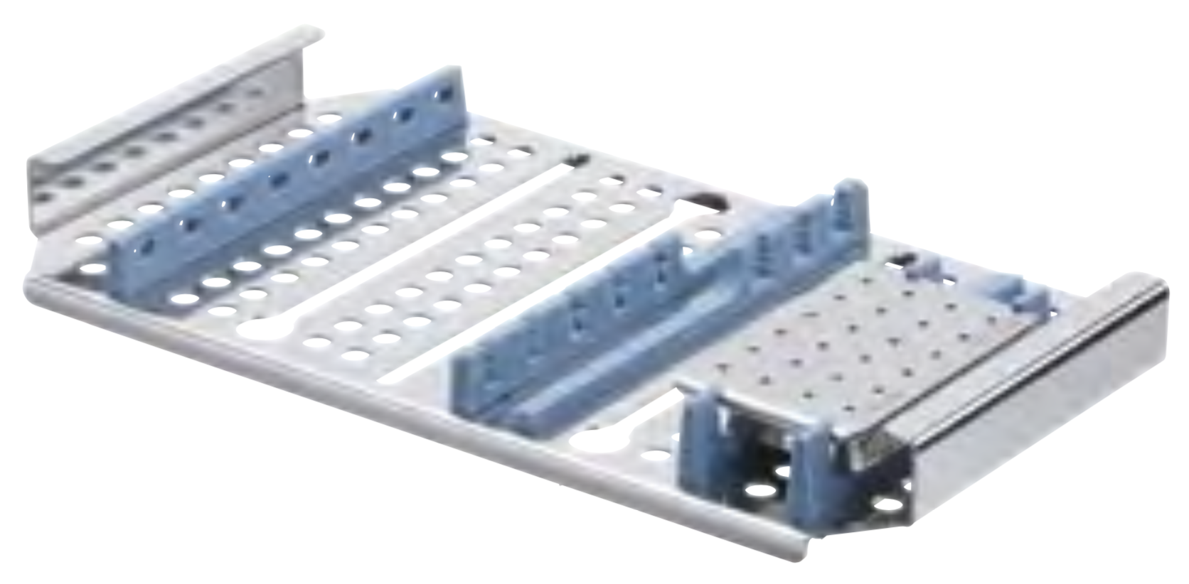 S&T Rack ICI-53.A for 5 Instruments up to 15cm + 3 Instruments up to 18cm with CB-1 Clamp Box image 0