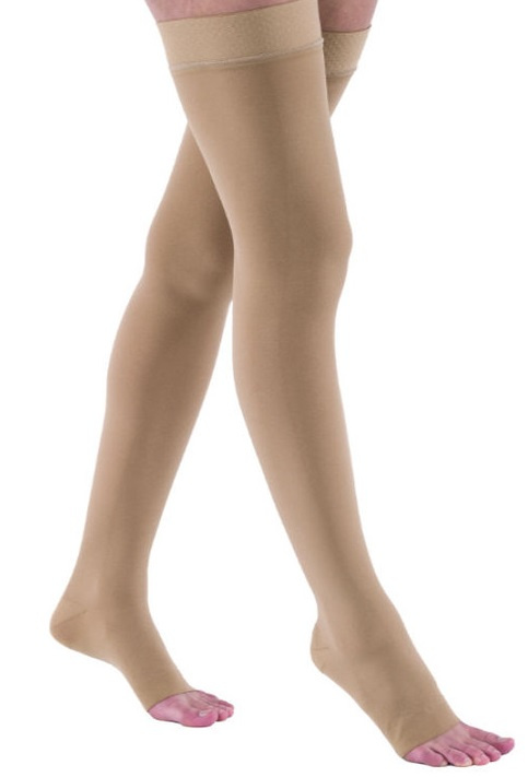 Jobst Relief Thigh High Open Toe 20-30mmHg X-Large Beige image 0