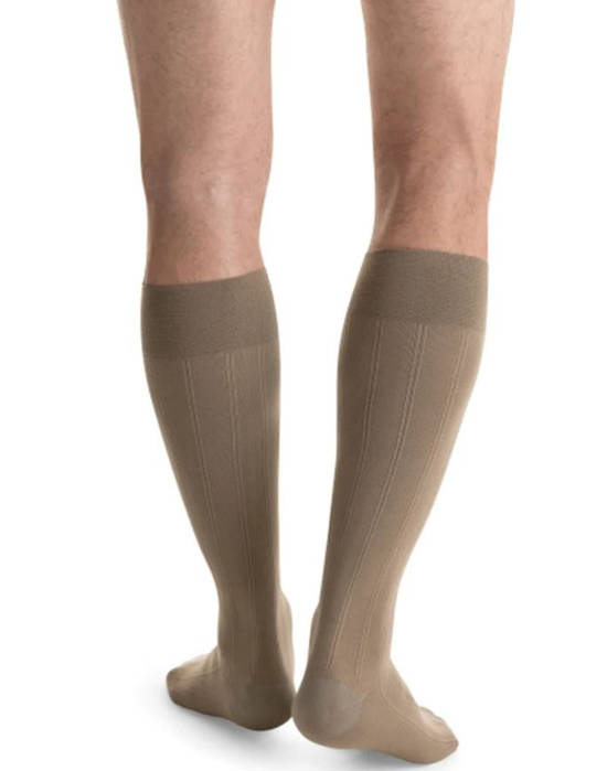 Jobst for Men Casual Knee High 15-20mmHg Small Khaki image 1