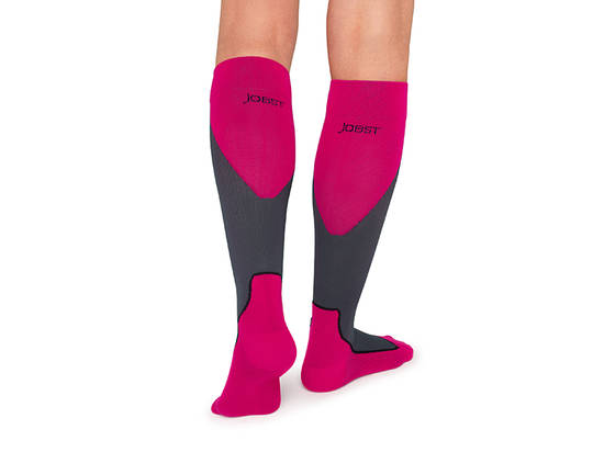 Jobst Sports Socks Pink Knee High 15 -20mmHg Small image 1