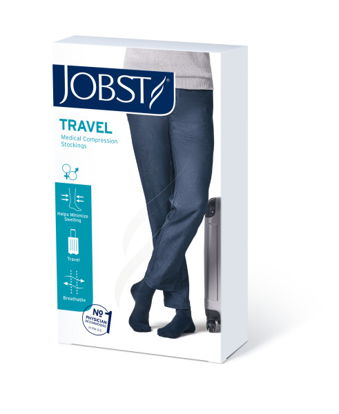 Jobst Travel Socks Black Knee High Size 1 image 1