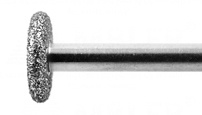 Algerbrush II Diamond Chuck with Disc Fine Grit Diamond Burr 5mm image 0