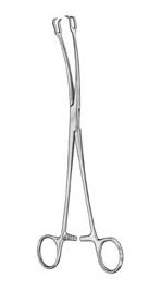 Nopa Schroeder Tenaculum Forcep Curved 24cm 2 X 2 Prongs image 0