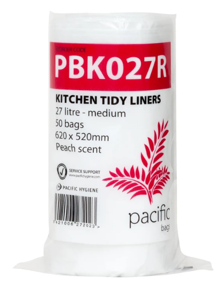 Pacific Kitchen Tidy bag Liners 27L Roll 620 x 520mm image 0