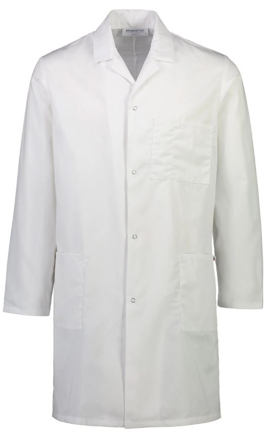 Laboratory Coat White Poly Cotton Size Large image 0