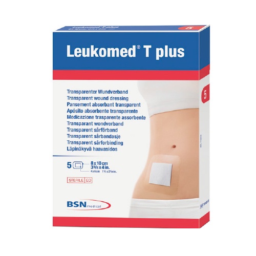 Leukomed T Plus Transparent with Pad Sterile 8cm x 10cm - Box 50 image 1