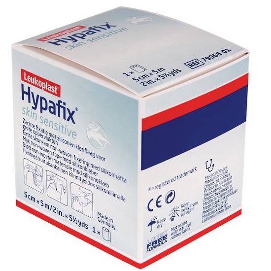 Leukoplast Hypafix Skin Sensitive Roll 5cm x 5m image 0
