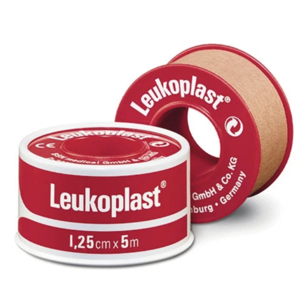 Leukoplast Standard Red Spool Tape 1.25cm x 5m image 0