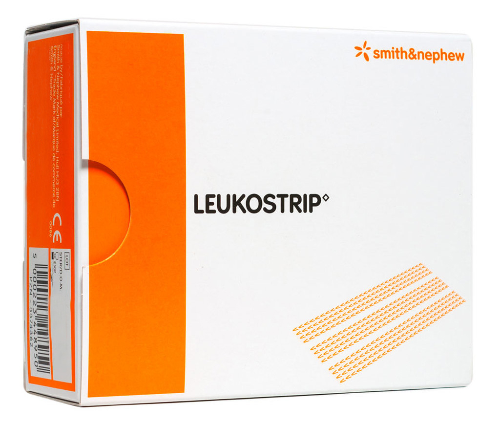 Leukostrip Skin Closures 4mmx76mm (50 pouches of 4) image 0