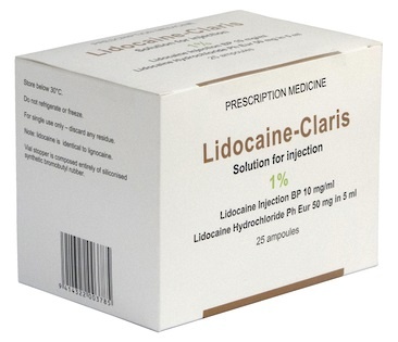 Lidocaine 1% - Baxter Injection 25 x 5ml image 0